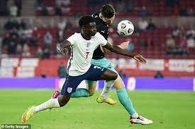 Bukayo saka is on cloud nine after a week to remember. Player Ratings Saka Capped Impressive Display With First England Goal But Kane Had A Quiet Night Football Reporting