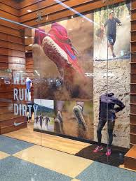 Nike Trail Running Retail Window Display Sports Shoe And Apparel Display Window Display Retail Window Display Retail Windows