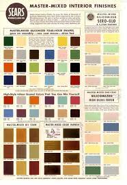 1950s And 60s Paint Colors From Sears