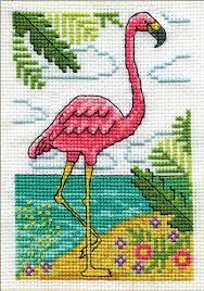 Jan 08, 2018 · materials: Flamingo Counted Cross Stitch Kit