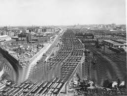 The Bruckner Expressway Construction Project In 1960 View Is Facing East Toward Hunts Point Avenue Before The Bronx River D New York Pictures Photo Old Photos