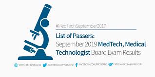 Check spelling or type a new query. List Of Passers September 2019 Medtech Board Exam Result