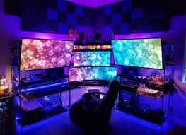 Gaming desk setup computer gaming room best gaming setup gamer setup computer setup gaming rooms pc desk desk pad laptop desk. Gaming Rooms Roomsgaming Twitter