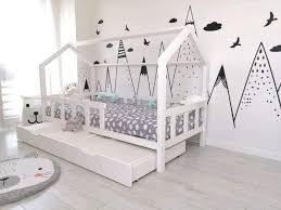 Bed Cottage Lodge Cottage With Drawer Two Beds Double Bed In 2020 Cabin Beds For Kids Bed Toddler Bed