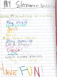 Writer S Notebook Ideas Things To Do At A Sleepover Sleepover Sleepover Activities