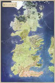 Westeros Map High Resolution Pdf The Lands Of Ice And Fire - The Maps Of Game Of Thrones