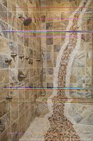 Mosaic Waterfall In Shower Bathroom Tile Mural Waterfall Shower Custom Shower