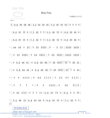 Not Angka Lagu K Pop Roly Poly T Ara Not Angka Lagu Terbaru
