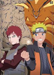 Naruto Gaara Kurama And Shukaku Anime Nghệ Thuật Nghệ Thuật Anime