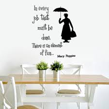 Mary Poppins In Every Job That Must Be Done Wall Sticker