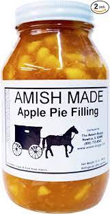Blanch apple slices, working with 6 cups at a time, in a large pot of boiling water for 1 minute. Amish Pie Filling Apple 2 Jars 32 Oz Pie And Pastry Cherry Fillings Grocery Gourmet Food Amazon Com