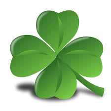 St Patricks Day Four Leaf Clover drawing free image download