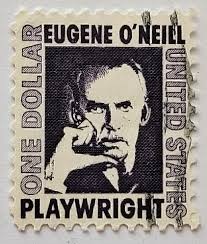 Scott Stamp# 1294b-1967 $1 USED Scarce Eugene O'Neill BLACK VIOLET w PSA... 