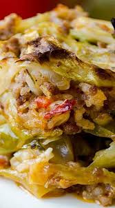 Unstuffed Cabbage Casserole Recipe Video Give Recipe Recipe Recipes Food Cabbage Recipes