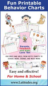 Free Printable Behavior Charts For Parents And Teachers For