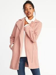 Long Moto Jacket For Women Women Outerwear Jacket Outerwear Women Rose Jacket