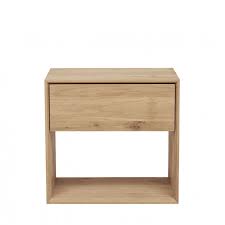 Ethnicraft Nordic Oak Bedside Table Tall Oak Bedside Tables Bedside Table Design Bedside Table Nordic