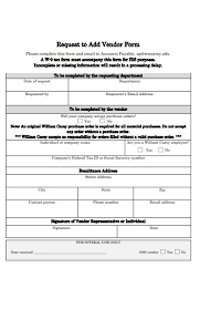 * email should not be org. Vendor Information Form Template Excel Insymbio