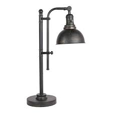Co Z Rustic Desk Lamp Black Adjustable Industrial Style Metal Task Lamp 25 29 Vintage Work Lamp Farmhouse Readi In 2020 Black Lamps Desk Lamp Desk Lamp Design