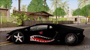 Lamborghini Aventador Shark New Edition Black For Gta San Andrea Lamborghini Aventador Shark New Edition Black Fo Lamborghini Aventador Lamborghini Super Cars