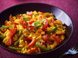 Riz Pilaf A L Espagnole Recettes Recette Riz Espagnol Recettes De Cuisine Recette Riz