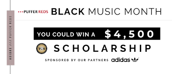 Empowering artists in 45 markets worldwide. Puffer Reds And Adidas For Scholarship In Honor Of Black Music Month Ann Arbor Family