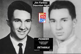 Hoosier Pioneer Detassle with Jim Farless & Hauser High teacher, Arnold  Ellison.