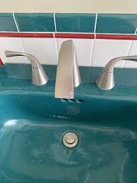 Moen chateau® two handle centerset bathroom sink faucet with 50/50 drain assembly in polished chrome. Oxby Spot Resist Brushed Nickel Two Handle High Arc Bathroom Faucet Ws84661srn Moen