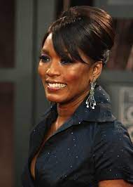 Updo Hairstyle For Black Women French Twist Updo With Swept Bangs Medium Hairstyles For Women Over 40 Medium Hairst Womens Hairstyles Hair Styles Hairstyle