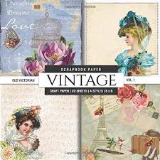 Sourcing guide for card making paper: Vintage Scrapbook Paper 8x8 Inch Decorative Craft Paper Pad Designer Specialty Paper For Scrapbooking Card Making Origami Printmaking Crafting Old Victorian Themed Scrapbook Paper Packs Crafty Prints 9781097788514 Amazon Com Books