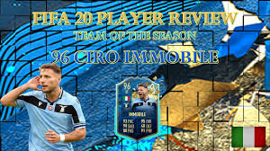 Fans expected immobile to feature in the promotion at some point after he wasn't included in the promotional squad in packs. Fifa 20 Player Review Totssf Ciro Immobile Tots Immobile Ultimate Team Youtube