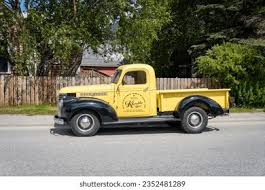 Image result for Yellow 1946 Truck