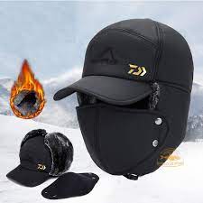 Head Face Protecter Thermal Bomber Type Snow Unisex Mask Hats For Men Bomber Hat Winter Hats