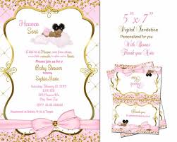 My little angel baby shower centerpiece. Little Angel Baby Shower Invitation Heaven Sent Invitation Etsy