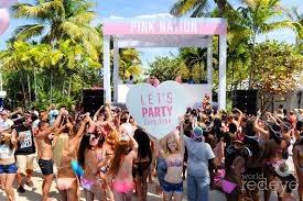 Go across the pedestrian crossing. Vs Pink Spring Break Dance Party World Red Eye World Red Eye