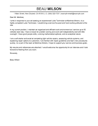For example, a client, who cooperate with our service for more than a year can get great discount for to do my homework paper or thesis statement. Professional Lube Technician Cover Letter Examples Livecareer