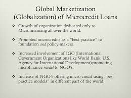 Microcredit provides business loans to individuals with very small businesses, called microenterprises. Neo Liberalism Considering The Evolution Of Microcredit Loans Ppt Download