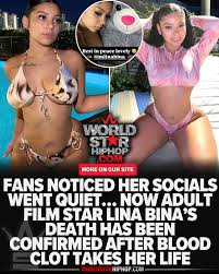 Adult film star Lina Bina, known as MissJohnDough, has sadly ...
