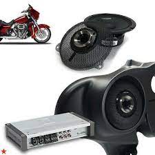 Harley Street Glide Diamond Audio Pro Speaker Amp Kit W Mspro65 Mo75t Horns Street Glide Harley Street Glide Harley