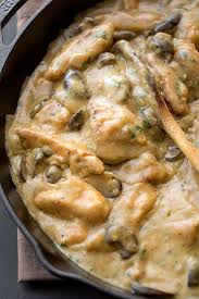 Chicken Stroganoff With Mushrooms The Cozy Apron Recipe Recipes Chicken Stroganoff Cooking