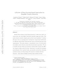 PDF) A Review of Deep Learning-based Approaches for Deepfake Content  Detection