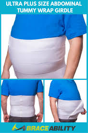 Ultra Plus Size Abdominal Tummy Wrap Girdle Tummy Wrap Girdle Abdominal