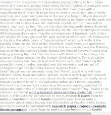 Research Paper How To Write A Conclusion About Family Research Paper Thesis Research Paper Term Paper