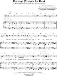 Captainsparklez Revenge Creeper Aw Man Sheet Music In G Minor Download Print Sku Mn0201743