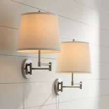 The black finish fits in with most fixtures, and you can. Noram Lighting Indoor Matte Black Plug In Wall Sconce Modern Rotatable Wall Lamp With Dimmable Switch Cord Lamps Light Fixtures Tools Home Improvement Ekbotefurniture Com
