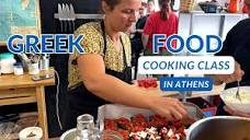 🇬🇷53: Cooking traditional Greek food in Athens - YouTube