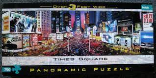 Earthcam takes you on a virtual tour of the most visited spot in new york city: Buffalo Games Panoramic 3 Foot 750 Piece Jigsaw Puzzle Times Square New York 079346140275 On Ebid United States 1410 Times Square Buffalo Games Panoramic