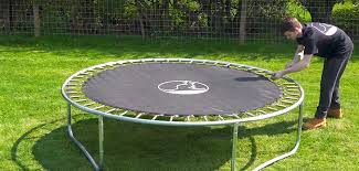 The springs in your trampoline can easily be converted into holders in a wine rack. How To Setup A Trampoline Step By Step Guide Whatkids
