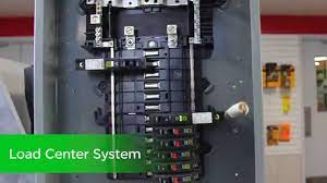 I install a square d homeline main breaker panel in my newly built garage/pole barn. Square D Qo Neutral Load Centers And Cafi Circuit Breakers Youtube