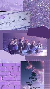 Bts Purple Aesthetic Wallpaper Kartu Ulang Tahun Ungu Pastel Wallpaper Iphone Ungu